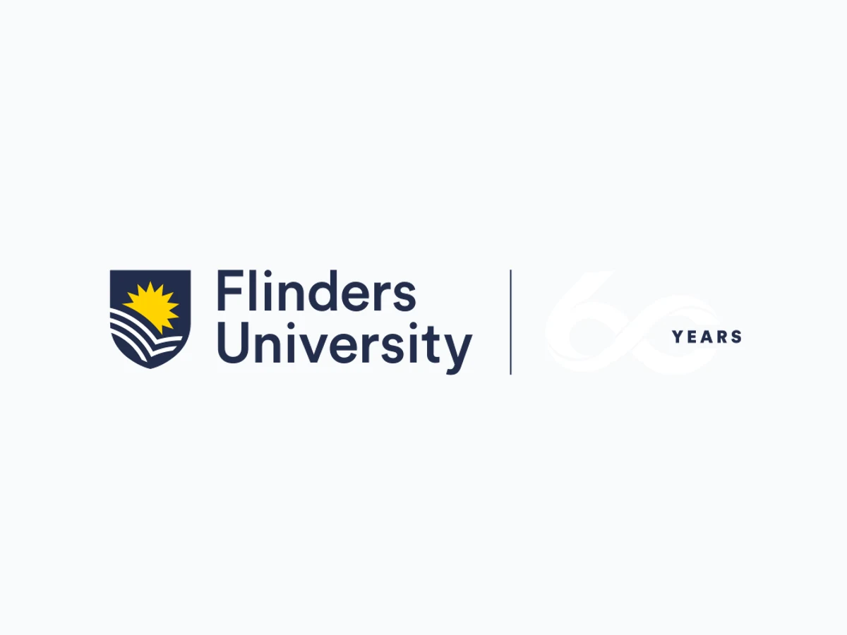 Flinders University Academy · English for Academic Purposes 공식 교표 및 학교 로고